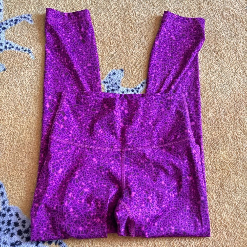 Lululemon High Times Pant (Luxtreme) Geo Regal Plum 4